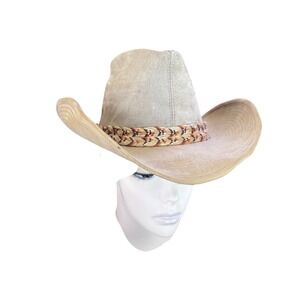 Resistol Vintage Stagecoach Western Cowboy Hat Suede Leather Mens‎ Size 6 1/4 sm